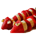 Serpent de fruits