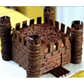 G�teau Chateau fort chocolat